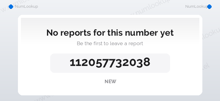 Phone number details for +112057732038