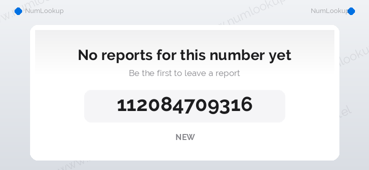 Phone number details for +112084709316