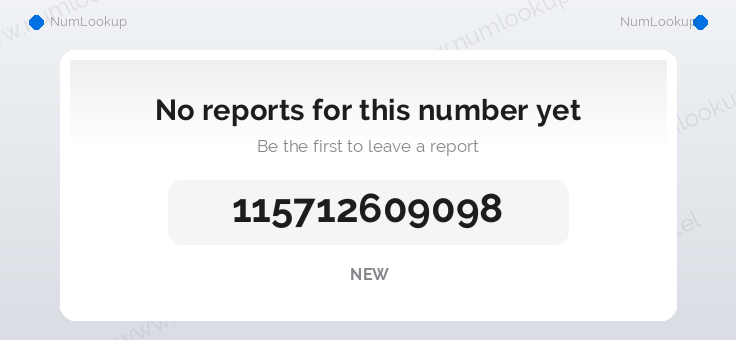 Phone number details for +115712609098