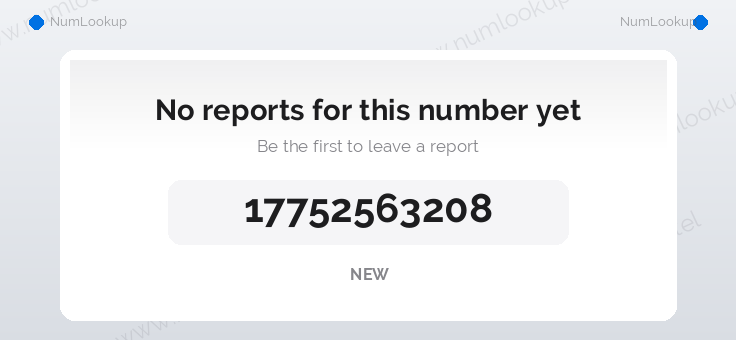 Phone number details for +17752563208